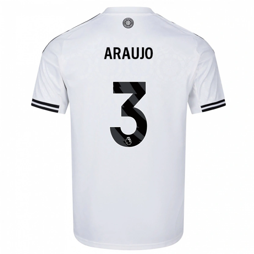 Danxen Pánské Harvey Araujo #3 Bílá Černá Domů Hráčské Dresy 2025/26 Dres