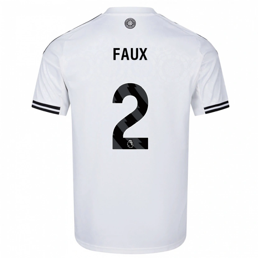 Danxen Pánské Alex Faux #2 Bílá Černá Domů Hráčské Dresy 2025/26 Dres