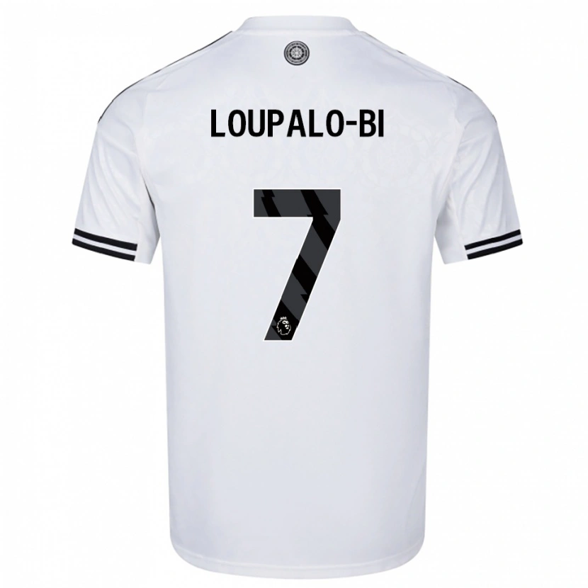 Danxen Pánské Aaron Loupalo-Bi #7 Bílá Černá Domů Hráčské Dresy 2025/26 Dres