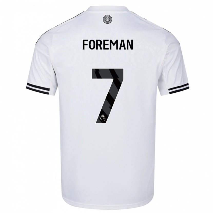 Danxen Pánské Tia Foreman #7 Bílá Černá Domů Hráčské Dresy 2025/26 Dres