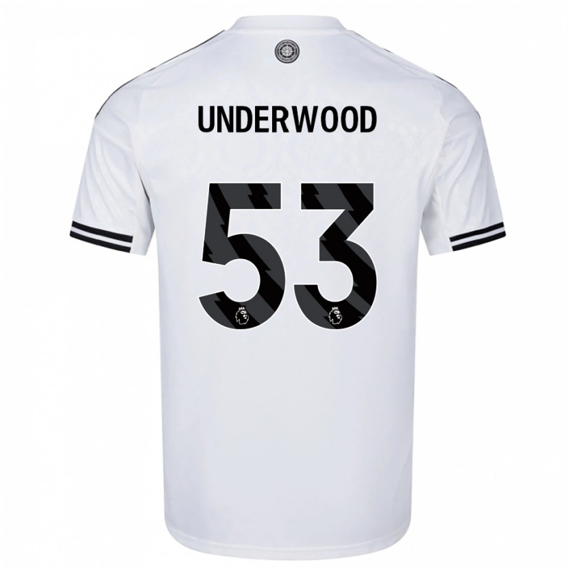 Danxen Pánské Marco Underwood #53 Bílá Černá Domů Hráčské Dresy 2025/26 Dres
