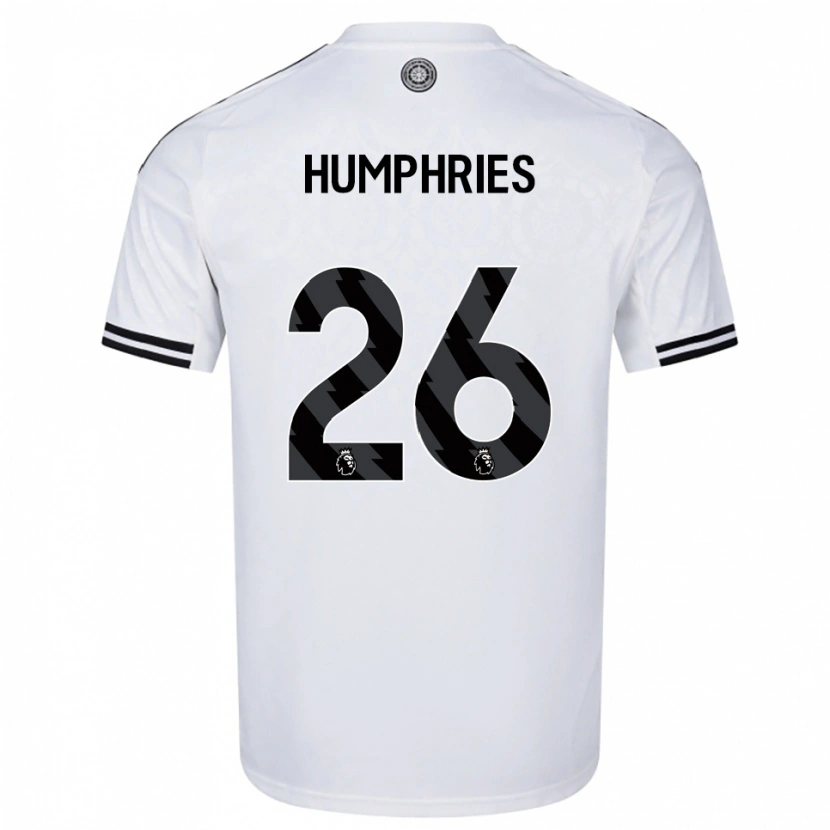 Danxen Pánské Marni Humphries #26 Bílá Černá Domů Hráčské Dresy 2025/26 Dres