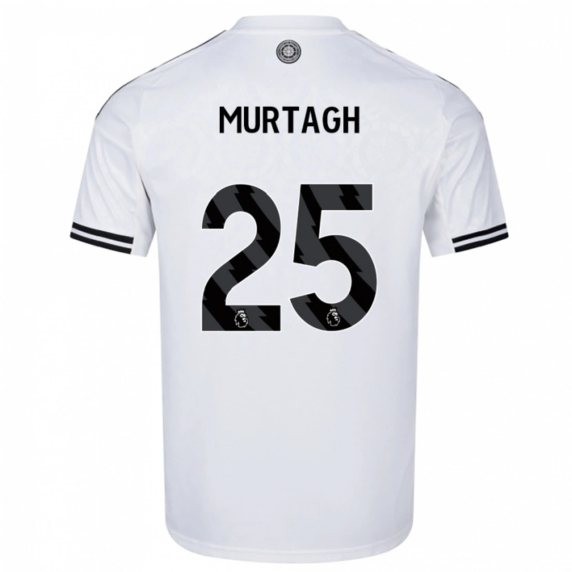 Danxen Pánské Ruby Murtagh #25 Bílá Černá Domů Hráčské Dresy 2025/26 Dres