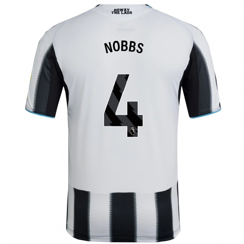 Danxen Pánské Jordan Nobbs #4 Černá Bílá Domů Hráčské Dresy 2025/26 Dres