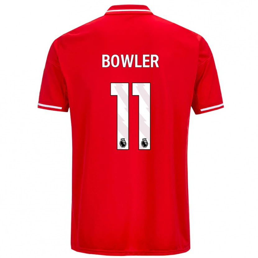 Danxen Pánské Josh Bowler #11 Červená Bílá Domů Hráčské Dresy 2025/26 Dres