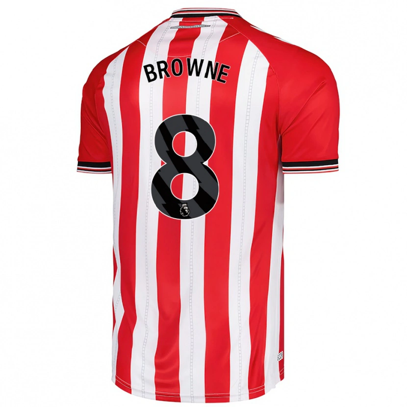 Danxen Pánské Alan Browne #8 Červená Bílá Domů Hráčské Dresy 2025/26 Dres