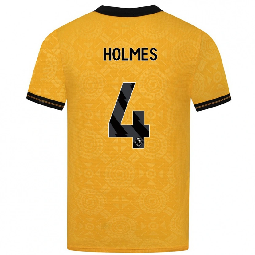 Danxen Pánské Summer Holmes #4 Žlutá Černá Domů Hráčské Dresy 2025/26 Dres