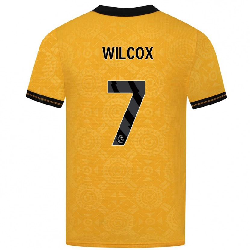 Danxen Pánské Jake Wilcox #7 Žlutá Černá Domů Hráčské Dresy 2025/26 Dres