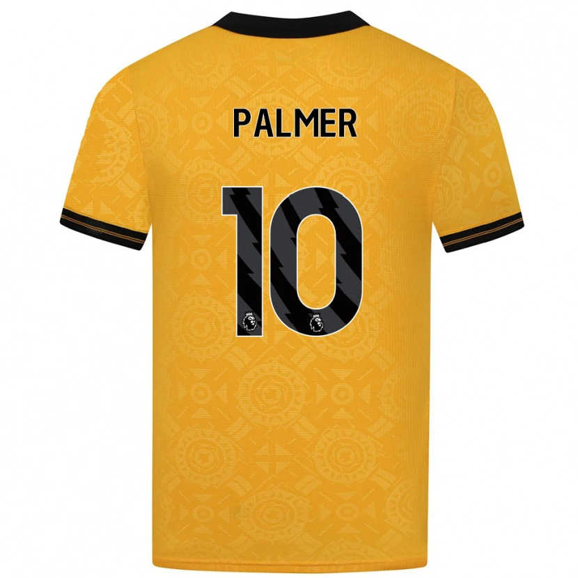 Danxen Pánské Jamila Palmer #10 Žlutá Černá Domů Hráčské Dresy 2025/26 Dres