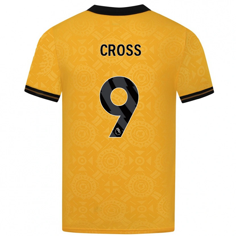 Danxen Pánské Jade Cross #9 Žlutá Černá Domů Hráčské Dresy 2025/26 Dres