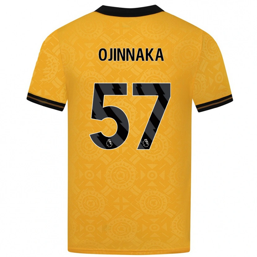 Danxen Pánské Temple Ojinnaka #57 Žlutá Černá Domů Hráčské Dresy 2025/26 Dres