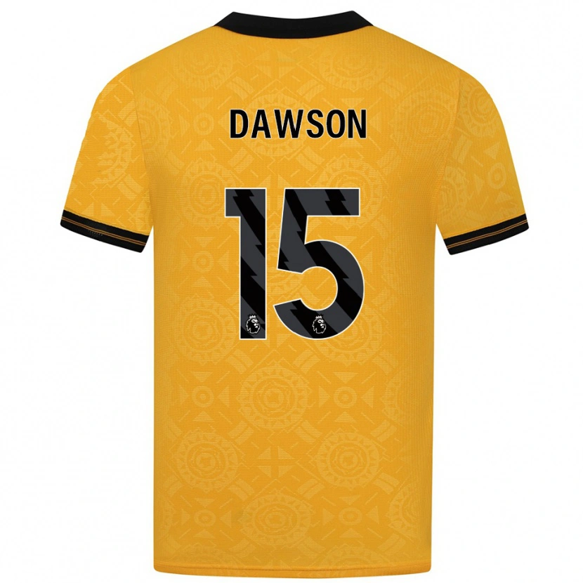 Danxen Pánské Craig Dawson #15 Žlutá Černá Domů Hráčské Dresy 2025/26 Dres