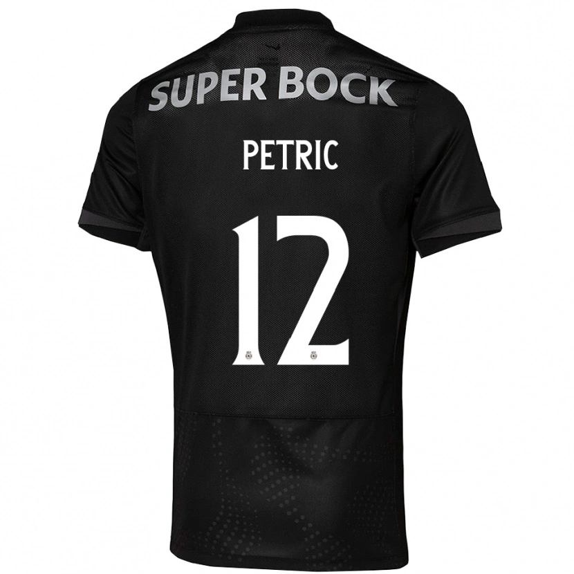 Danxen Pánské Luka Petric #12 Černá Bílá Daleko Hráčské Dresy 2025/26 Dres