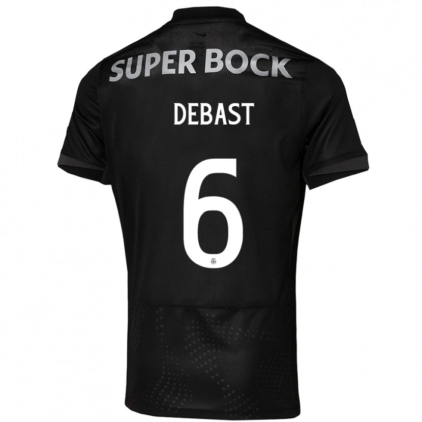 Danxen Pánské Zeno Debast #6 Černá Bílá Daleko Hráčské Dresy 2025/26 Dres