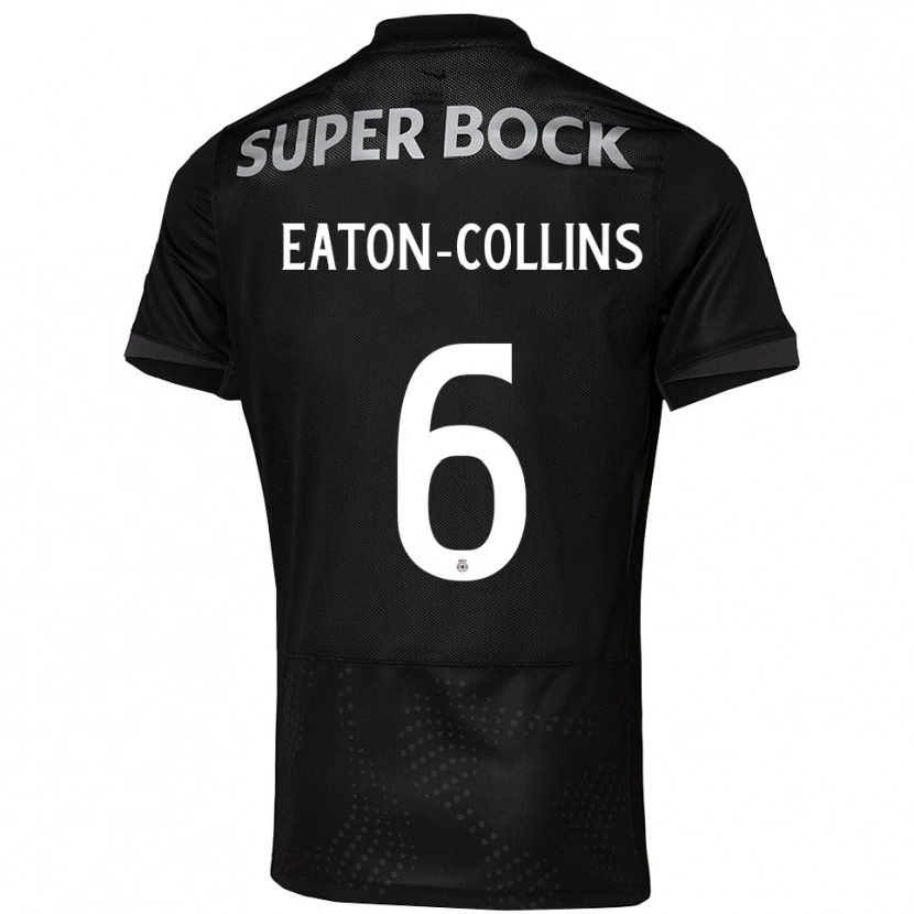 Danxen Pánské Georgia Eaton-Collins #6 Černá Bílá Daleko Hráčské Dresy 2025/26 Dres