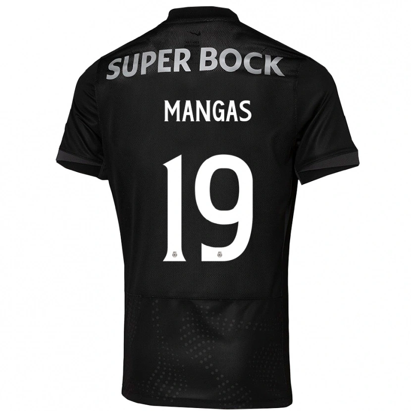 Danxen Pánské Ricardo Mangas #19 Černá Bílá Daleko Hráčské Dresy 2025/26 Dres
