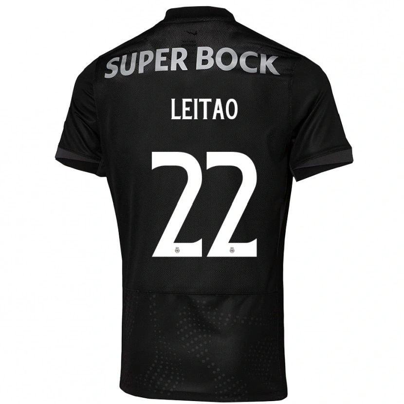 Danxen Pánské Tiago Leitão #22 Černá Bílá Daleko Hráčské Dresy 2025/26 Dres