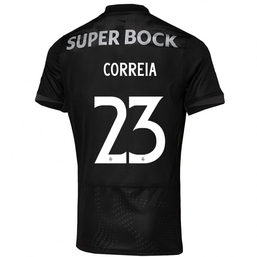 Danxen Pánské Duarte Correia #23 Černá Bílá Daleko Hráčské Dresy 2025/26 Dres