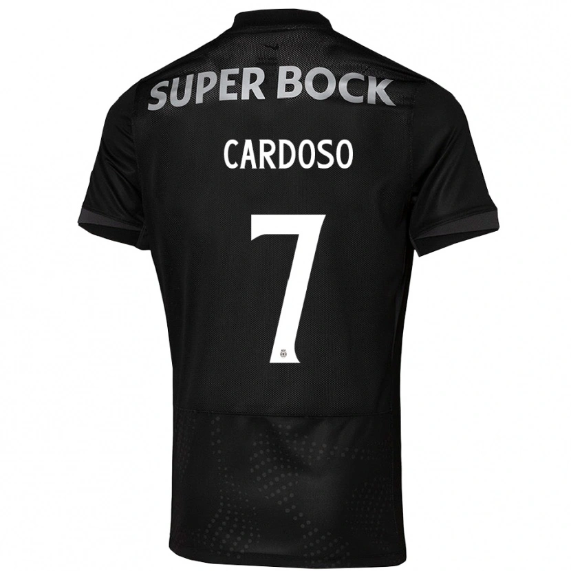 Danxen Pánské Paulo Cardoso #7 Černá Bílá Daleko Hráčské Dresy 2025/26 Dres