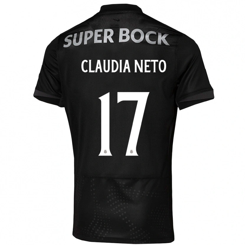 Danxen Pánské Cláudia Teresa Pires Neto #17 Černá Bílá Daleko Hráčské Dresy 2025/26 Dres