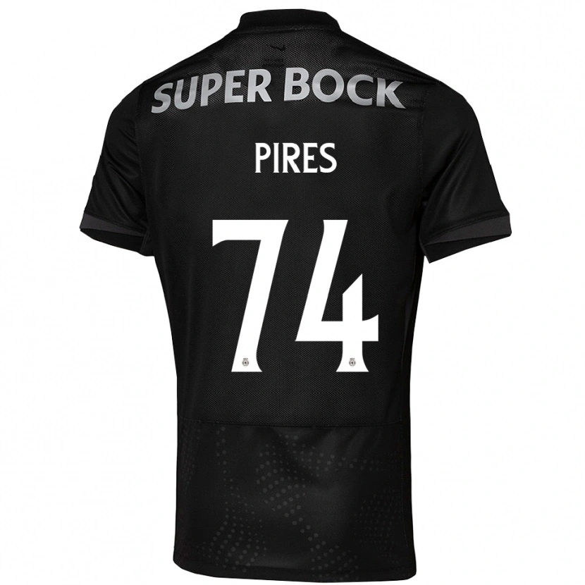 Danxen Pánské Guilherme Pires #74 Černá Bílá Daleko Hráčské Dresy 2025/26 Dres