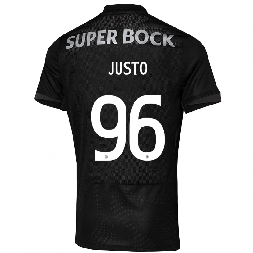 Danxen Pánské Samuel Justo #96 Černá Bílá Daleko Hráčské Dresy 2025/26 Dres