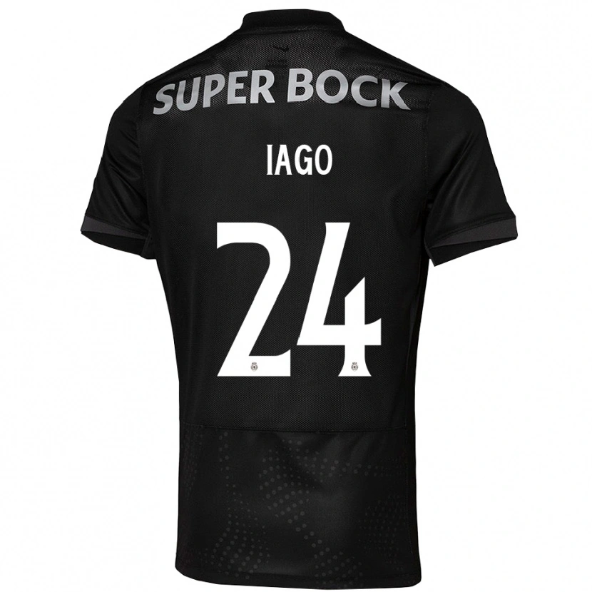 Danxen Pánské Paulo Iago #24 Černá Bílá Daleko Hráčské Dresy 2025/26 Dres