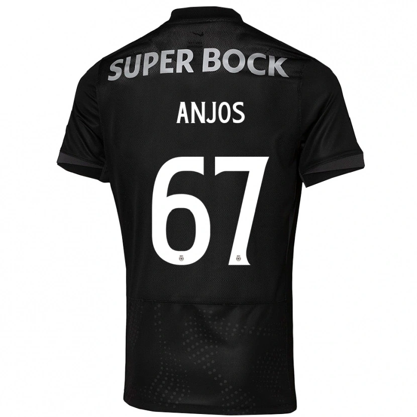Danxen Pánské Lucas Anjos #67 Černá Bílá Daleko Hráčské Dresy 2025/26 Dres