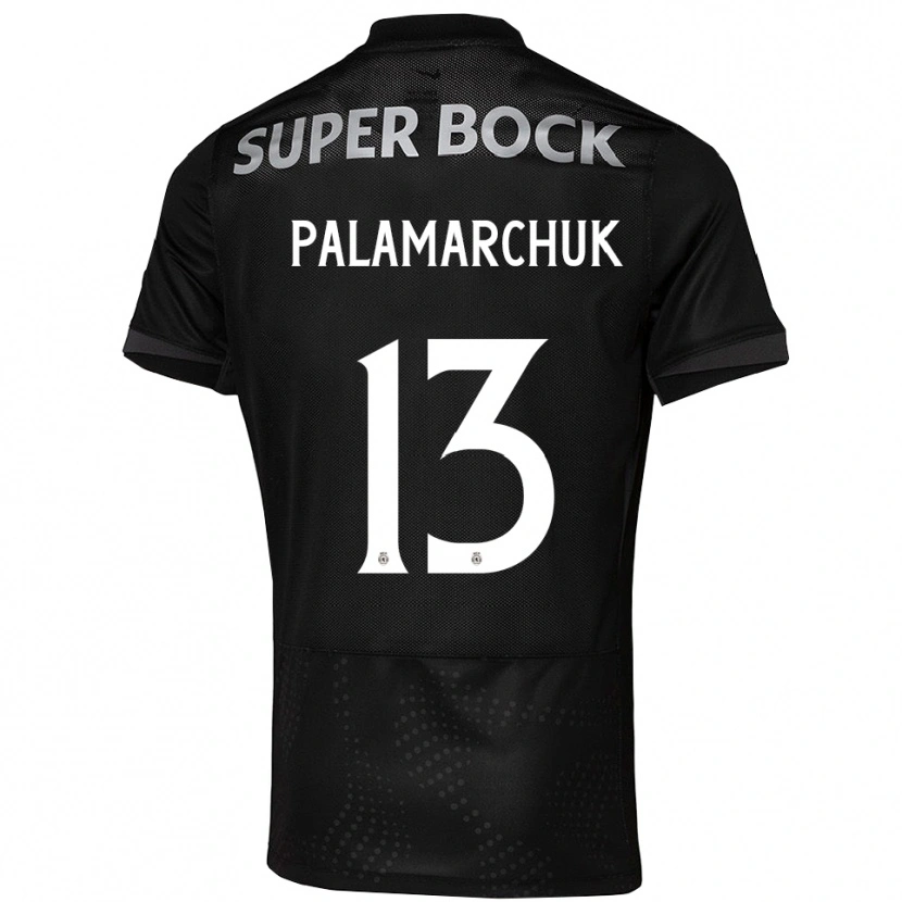 Danxen Pánské Cristiano Vitaly Palamarchuk #13 Černá Bílá Daleko Hráčské Dresy 2025/26 Dres
