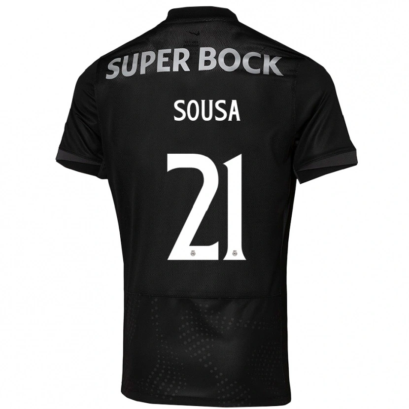 Danxen Pánské Margarida Sousa #21 Černá Bílá Daleko Hráčské Dresy 2025/26 Dres