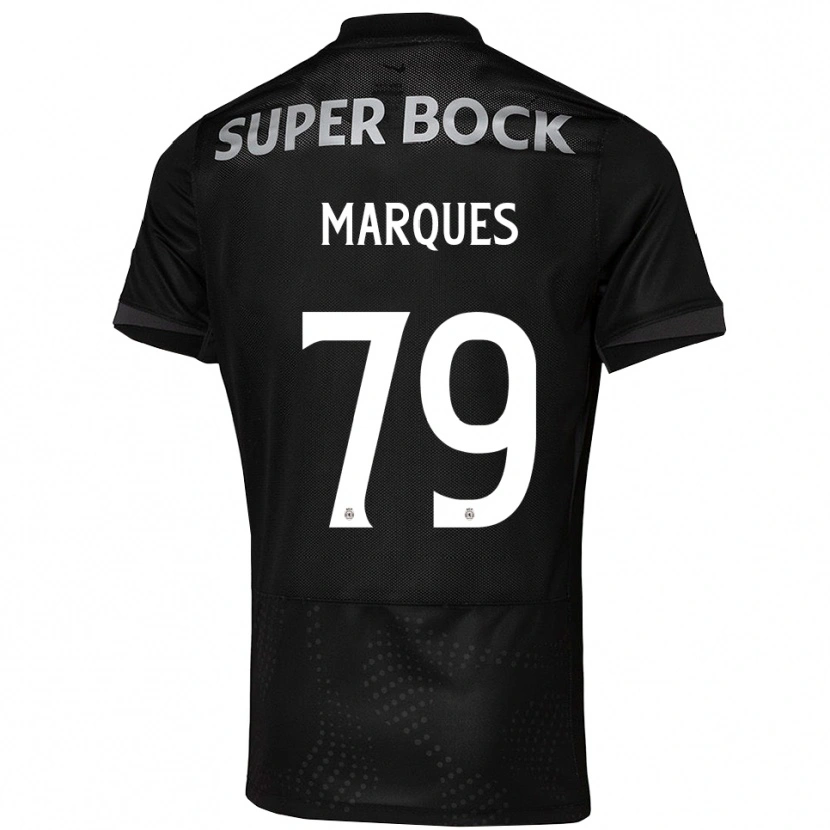 Danxen Pánské Rodrigo Marquês #79 Černá Bílá Daleko Hráčské Dresy 2025/26 Dres