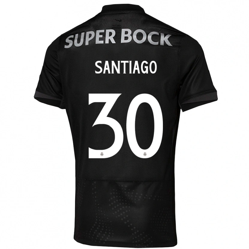 Danxen Pánské Carolina Santiago #30 Černá Bílá Daleko Hráčské Dresy 2025/26 Dres