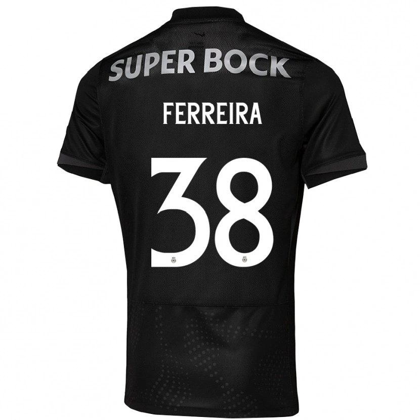 Danxen Pánské Marta Ferreira #38 Černá Bílá Daleko Hráčské Dresy 2025/26 Dres