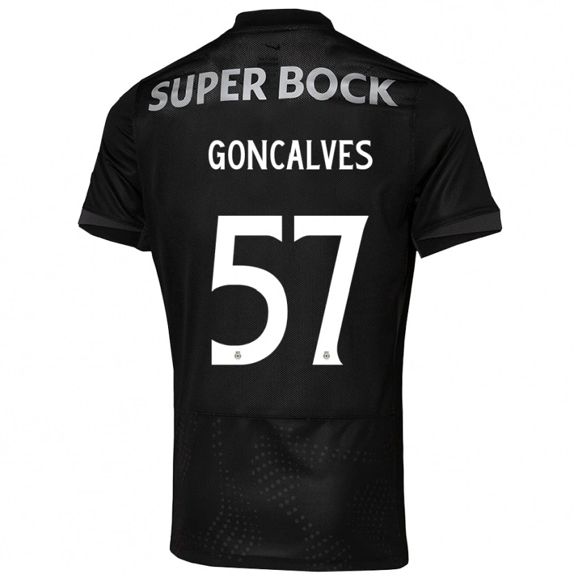 Danxen Pánské Inês Gonçalves #57 Černá Bílá Daleko Hráčské Dresy 2025/26 Dres