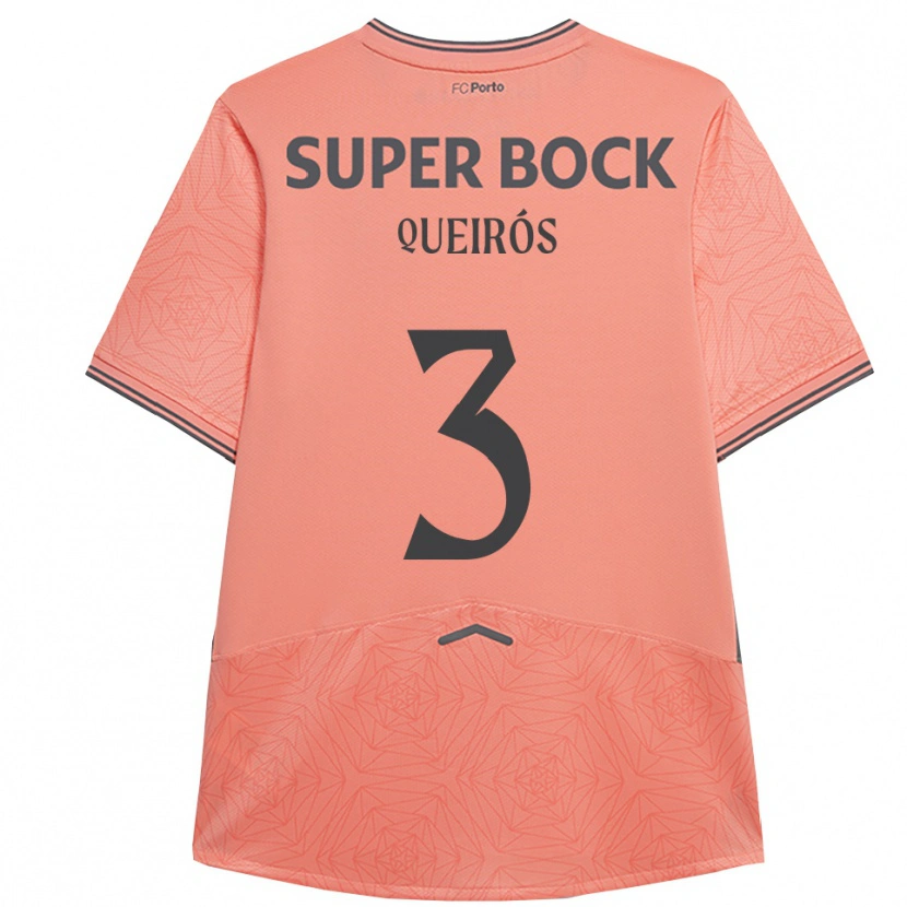 Danxen Pánské Mariana Queirós #3 Růžová Tmavě Modrá Daleko Hráčské Dresy 2025/26 Dres