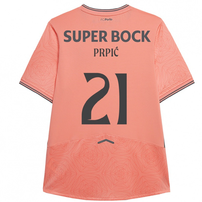 Danxen Pánské Dominik Prpić #21 Růžová Tmavě Modrá Daleko Hráčské Dresy 2025/26 Dres