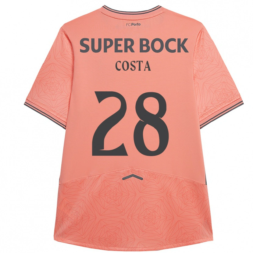 Danxen Pánské Bruno Costa #28 Růžová Tmavě Modrá Daleko Hráčské Dresy 2025/26 Dres