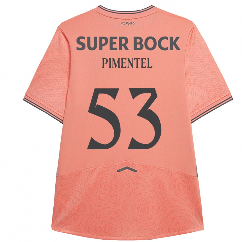 Danxen Pánské Eric Pimentel #53 Růžová Tmavě Modrá Daleko Hráčské Dresy 2025/26 Dres