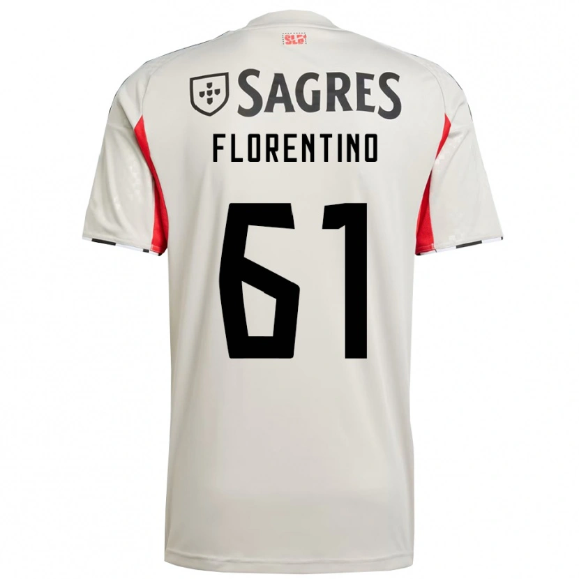 Danxen Pánské Florentino #61 Smetanově Bílá Červená Daleko Hráčské Dresy 2025/26 Dres
