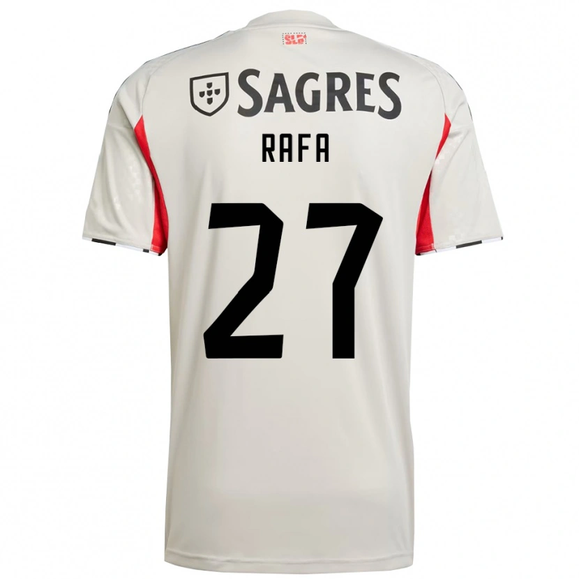 Danxen Pánské Rafa Silva #27 Smetanově Bílá Červená Daleko Hráčské Dresy 2025/26 Dres