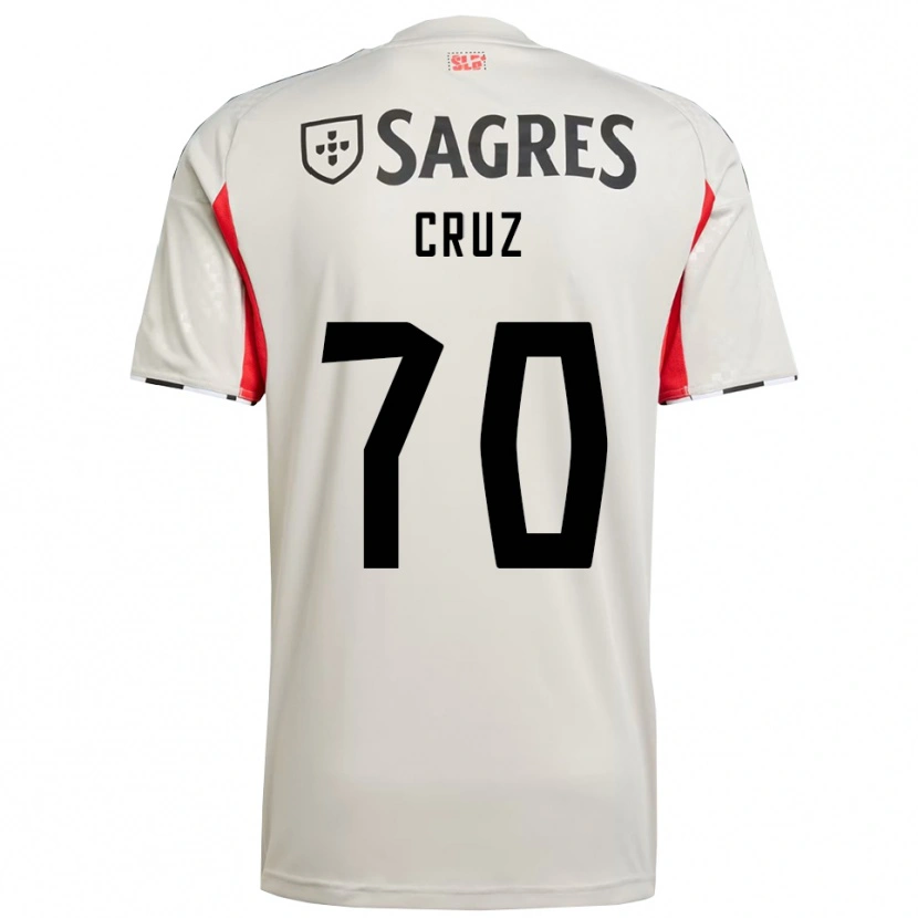 Danxen Pánské Filipe Cruz #70 Smetanově Bílá Červená Daleko Hráčské Dresy 2025/26 Dres