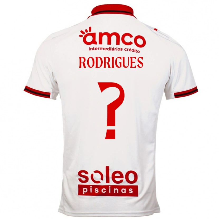 Danxen Pánské David Rodrigues #0 Bílá Červená Daleko Hráčské Dresy 2025/26 Dres