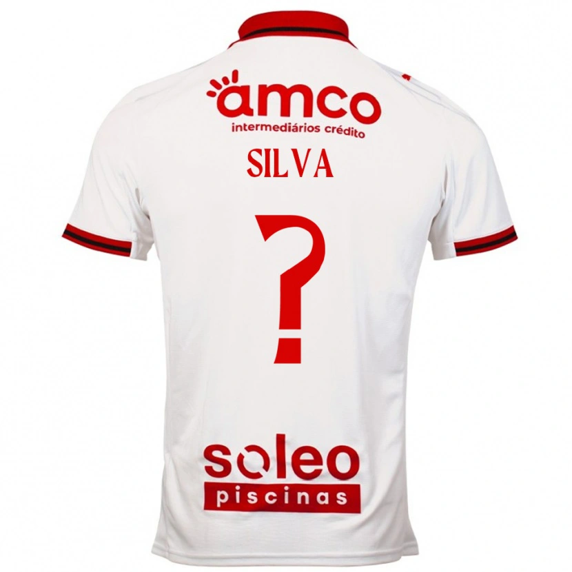 Danxen Pánské Santiago Silva #0 Bílá Červená Daleko Hráčské Dresy 2025/26 Dres