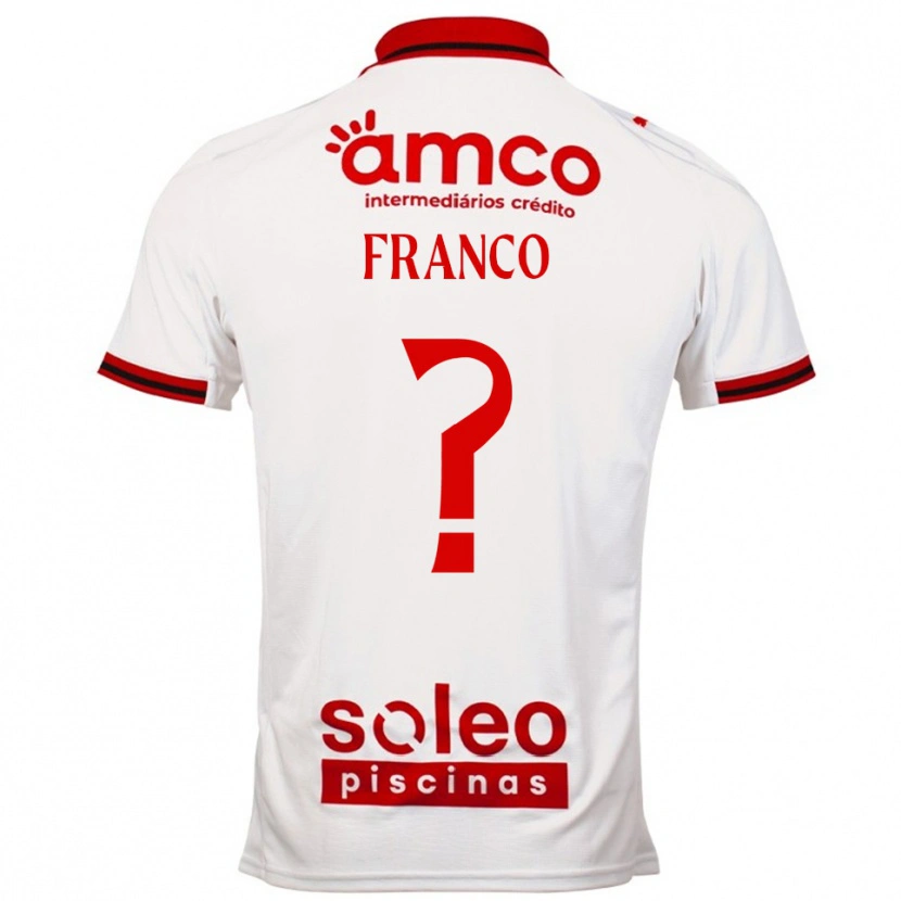 Danxen Pánské Zé Franco #0 Bílá Červená Daleko Hráčské Dresy 2025/26 Dres