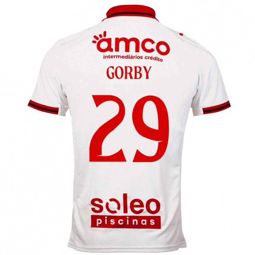 Danxen Pánské Gorby #29 Bílá Červená Daleko Hráčské Dresy 2025/26 Dres