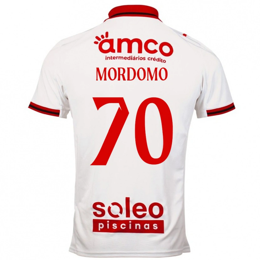 Danxen Pánské Mordomo #70 Bílá Červená Daleko Hráčské Dresy 2025/26 Dres