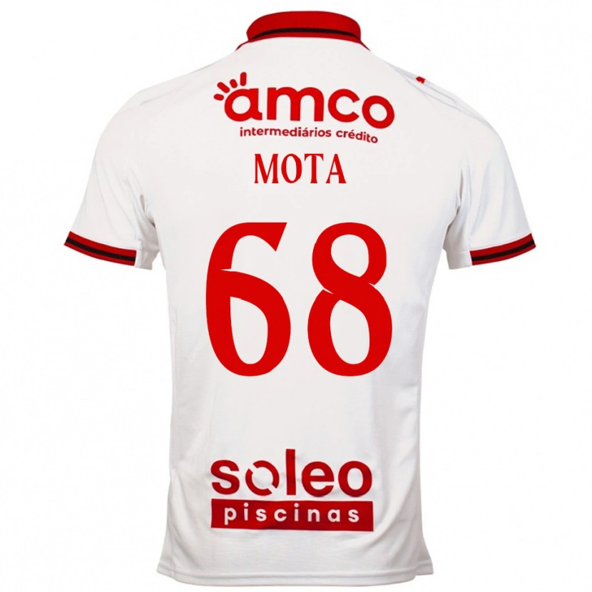 Danxen Pánské Edgar Mota #68 Bílá Červená Daleko Hráčské Dresy 2025/26 Dres