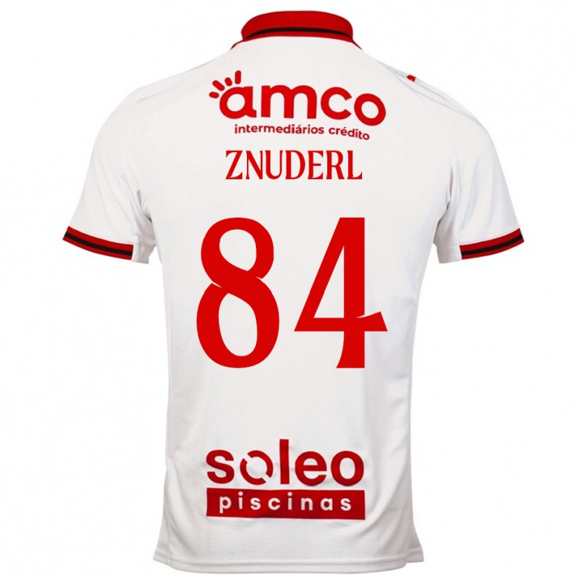 Danxen Pánské Tai Znuderl #84 Bílá Červená Daleko Hráčské Dresy 2025/26 Dres