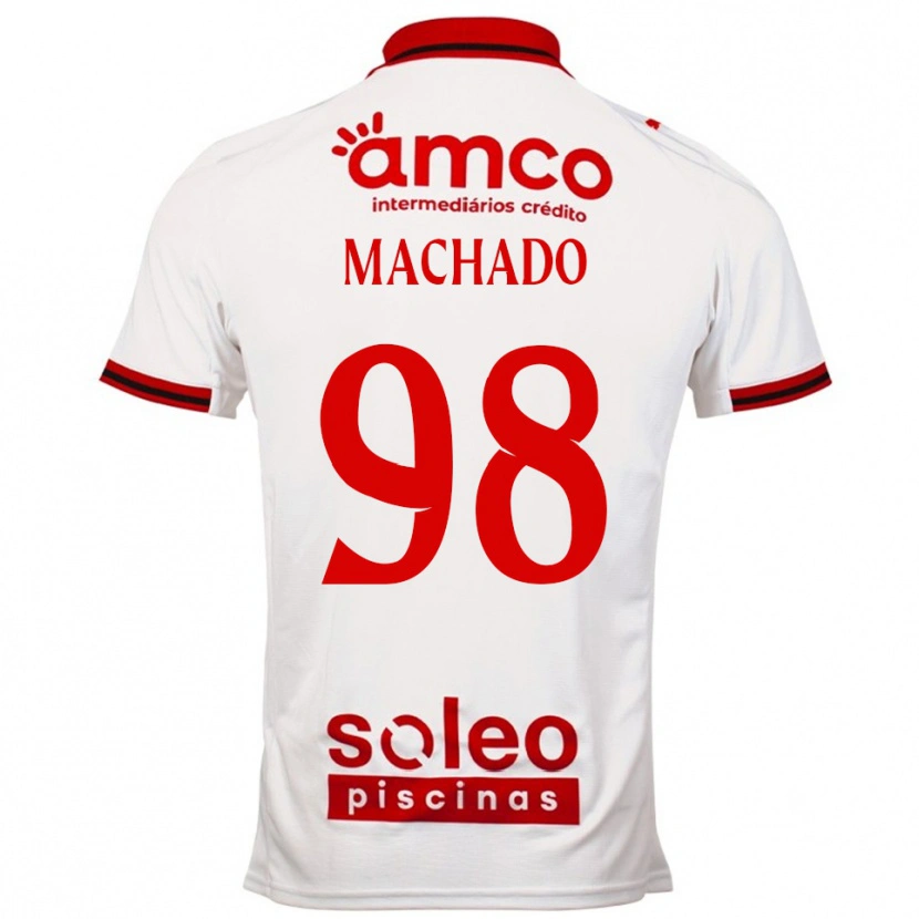 Danxen Pánské Gonçalo Machado #98 Bílá Červená Daleko Hráčské Dresy 2025/26 Dres