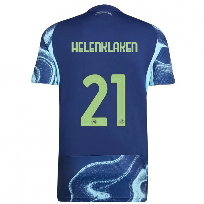 Danxen Pánské Sjors Helenklaken #21 Tmavě Modrá Nebesky Modrá Daleko Hráčské Dresy 2025/26 Dres